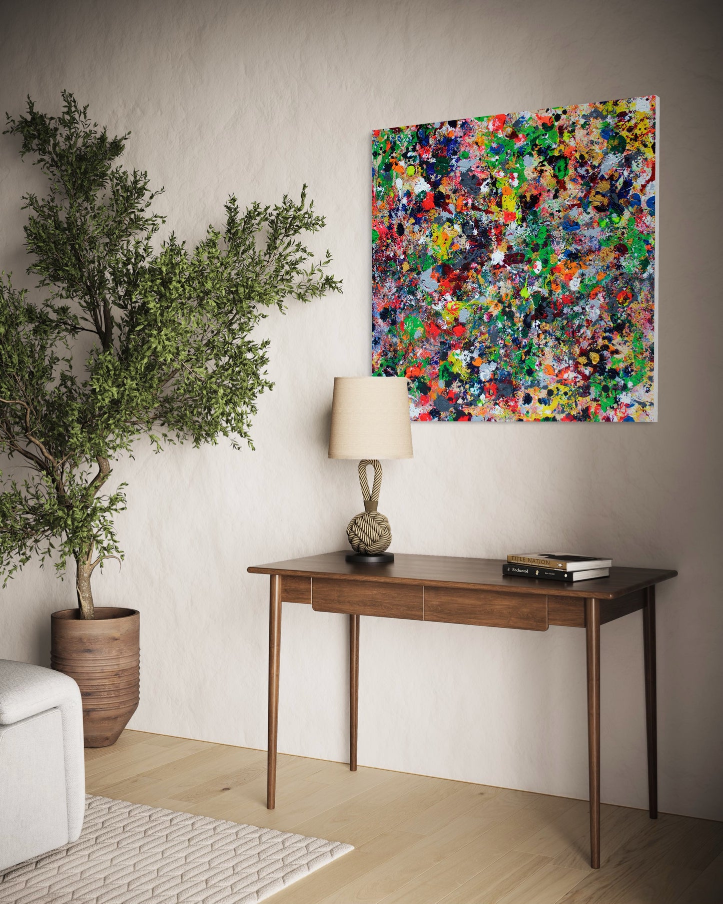 Flowers Drinking Lemonade